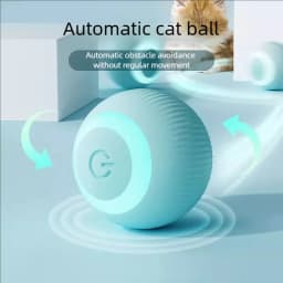 Smart Cat Toys Automatic Rolling Ball Electric Cat Toys Interactive for Cats Training Self-moving Kitten Toys for Indoor Playing