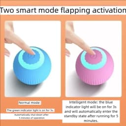 Smart Cat Toys Automatic Rolling Ball Electric Cat Toys Interactive for Cats Training Self-moving Kitten Toys for Indoor Playing