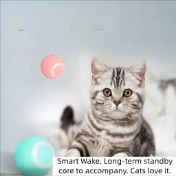 Smart Cat Toys Automatic Rolling Ball Electric Cat Toys Interactive for Cats Training Self-moving Kitten Toys for Indoor Playing
