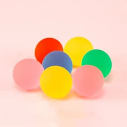 12-24PCS/Pack Assorted Solid Color Bouncing Ball Elasticity Chasing Game Prop Suitable for Cat Dog Indoor Outdoor Pet Favors ZYF