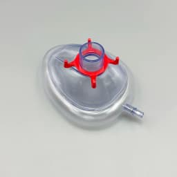 PVC Anesthesia Masks and Disposable Sterile Resuscitation Masks Suitable for Newborn and Animals of All Ages, Sizes NO.1-NO.6