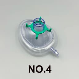 PVC Anesthesia Masks and Disposable Sterile Resuscitation Masks Suitable for Newborn and Animals of All Ages, Sizes NO.1-NO.6