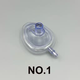 PVC Anesthesia Masks and Disposable Sterile Resuscitation Masks Suitable for Newborn and Animals of All Ages, Sizes NO.1-NO.6