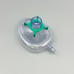 PVC Anesthesia Masks and Disposable Sterile Resuscitation Masks Suitable for Newborn and Animals of All Ages, Sizes NO.1-NO.6