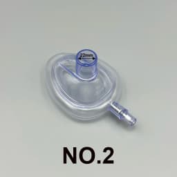 PVC Anesthesia Masks and Disposable Sterile Resuscitation Masks Suitable for Newborn and Animals of All Ages, Sizes NO.1-NO.6
