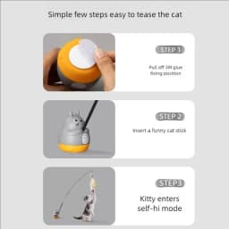 Cat Teaser Wand Steel Wire Dragon Cat Toy With Bell Fish Interactive Bite Resistant Durable Self Amusing Pet Toy For Cats