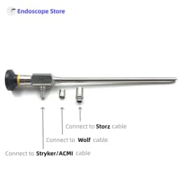 HD 70° 90° 4mm 6mm 8mm Laryngoscope Laryngoscopy Rigid Endoscope Optics Telescope Throat Examination Veterinary Pets
