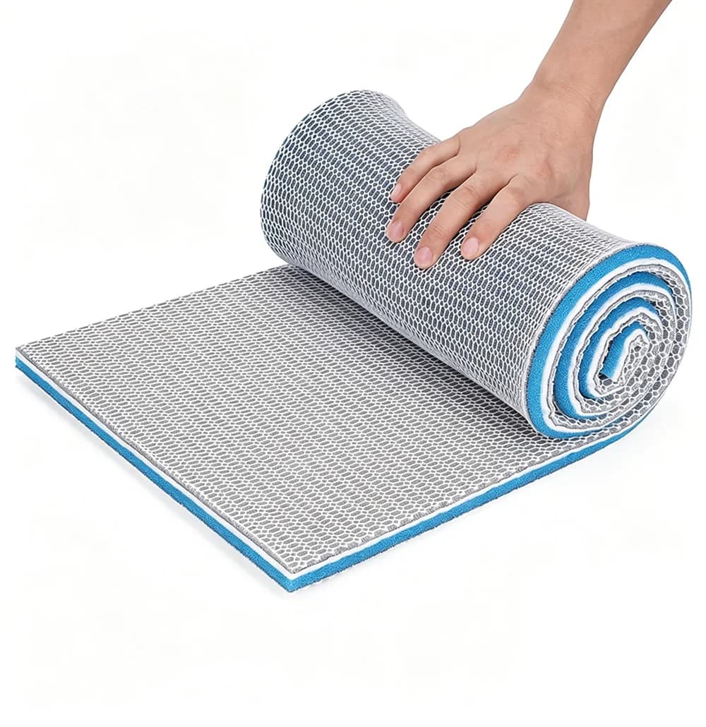 Aquarium 8D Filter Media Sponge Pad, Reusable Multi-Layer Foam Filter Floss for Pond Shrimp Fry Fish Tank Filters Accessories