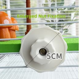 Coconut-shaped Bird Perch Stand Detachable Funny Parrot Play Stands Cartoon Wear Resistant Birdcage Platform