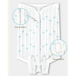Soft Material Cat Recovery Clothes Adjustable Heart Print Cat Protective Vest Wound Protection Anti Scratching Weaning Jumpsuit