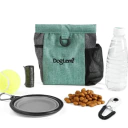 Dog Treat Bag Pet Snack Pouch with Waist Belt Training Walking Portable Outdoor Walking Dog Snack Bag Pet Storage Waist Pack