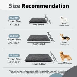 Self Warming Cat Bed, Extra Warm Self Heating Pad for Cats & Dogs, Anti-Slip Thermal Pet Mat, Washable Cover, Not Electric, Grey