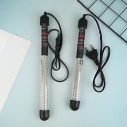【EU Plug Adjustable Temperature Thermostat Heater Rod Glass Aquarium Heater 25-300W Submersible Fish Tank Water Heating Rod】