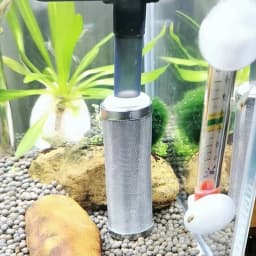 Cylinder Aquarium Inflow Inlet Filter Useful Durable Aquarium Filter Stainless Steel 12mm/16mm Water Inlet Protective Sleeve