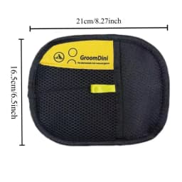 Double-Sided Pet Hair Removal Brush & Grooming Gloves - 2-in-1 Cat & Dog Deshedding Tool, Lint Remover for Home
