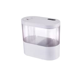 Mini Desktop Aquarium Fish Tank with Biochemical Filtration System and LED No-Change Water Integrated Ecological Water Cycle Hom
