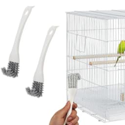 Bird Poop Remover Cleaning Brush Sanitary Cage Tool for Budgies Cockatiels Parrot Accessories NYPFJ01