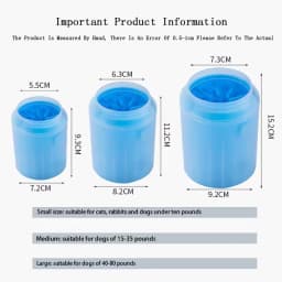 Dog Paw Cleaner Cup Soft Silicone Combs Portable Outdoor Pet Foot Washer Paw Clean Brush Quickly Wash Foot Cleaning Bucket