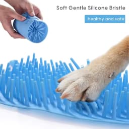 Dog Paw Cleaner Cup Soft Silicone Combs Portable Outdoor Pet Foot Washer Paw Clean Brush Quickly Wash Foot Cleaning Bucket