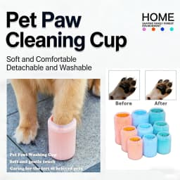 Dog Paw Cleaner Cup Soft Silicone Combs Portable Outdoor Pet Foot Washer Paw Clean Brush Quickly Wash Foot Cleaning Bucket