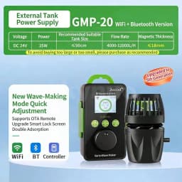 Jebao Jecod GMP Series Cordless Aquarium Vario Wavemaker Pump WIFI/BT APP Controlled for Marine Coral Reef Fish Tank