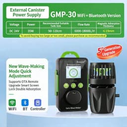 Jebao Jecod GMP Series Cordless Aquarium Vario Wavemaker Pump WIFI/BT APP Controlled for Marine Coral Reef Fish Tank