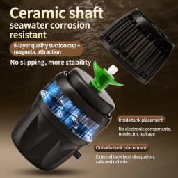 Jebao Jecod GMP Series Cordless Aquarium Vario Wavemaker Pump WIFI/BT APP Controlled for Marine Coral Reef Fish Tank