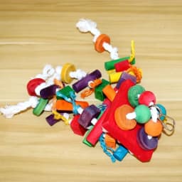 Colorful Wooden Parrot Chew Toys, Interactive Bite Bird Toys with Various Shapes for Large Parrots Pet Supplies