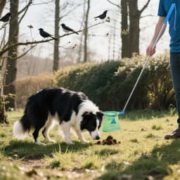 Pooper Scooper Extendable Handle Bend-Free Pet Waste Collector Dog Poop Collector for Outdoor Walks Park Adventures Outings