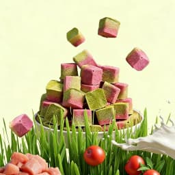 Hamster snacks, cranberry and beef liver slices, freeze-dried fruit and vegetable grains, nutritious for golden hamsters, dwarf