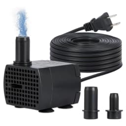 80GPH 300L/H Submersible Water Pump 5W Ultra Quiet Adjustable Flow IPX8 for Aquarium Fish Tank Pond