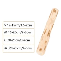 Natural Coffee Wood Dog Chew Toys Long Lasting Chewable Stick Dogs Supplies Stress Relief Chew Stick Pet Molar Toy for Puppy