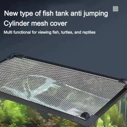 Durable Magnetic Fish Tank Lid Cover DIY Easy Installation Aquarium Anti-jump Net Fish Tank Top Protective Cover Aquarium