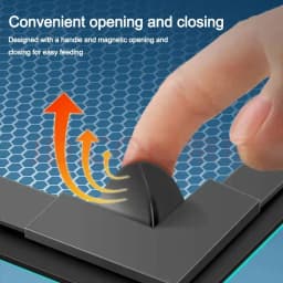 Durable Magnetic Fish Tank Lid Cover DIY Easy Installation Aquarium Anti-jump Net Fish Tank Top Protective Cover Aquarium