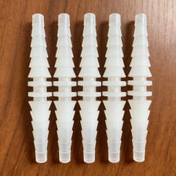 Pentagonal Hose Connector, Flexible Hose Fittings, Plastic Variable Diameter Straight-Through Water Pipe, Quick-Connect Nozzle, Flexible Joint, Quick-Connect Fittings for Fish Tanks, No Batteries Required, Suitable for Connecting Water Pumps, Water Tanks, and Water Cooling Pipes, Ink Supply/Feeding Pipeline Adapter for Inkjet Printers, 3D Printers