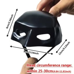 Funny Prank Black Bat/White Style Pet Cat Photo Mask Party Pet Supplies