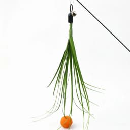PVC Simulation Grass Replacement Head Funny Cat Stick Tassel Cat Toys Interactive