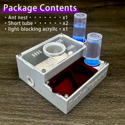 【Basic Farm】Ants Farm with Water Feeder for Ant Keeper New Queen and Small Ant Colony Ant House Anthill Formicarium Ant Nest