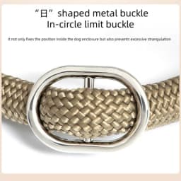 Heavy Duty Dog Leash Slip Rope Lead Adjustable Braided Loop Collar Training Leash for Small to Medium Dogs