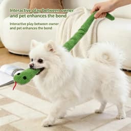 Dog Toy Snake Interactive Crinkle Sound Toy Kitten Kick Toy for Indoor Cats 16.5 Inches Pet Supplies