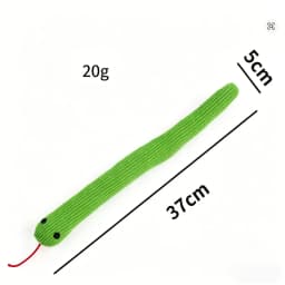 Dog Toy Snake Interactive Crinkle Sound Toy Kitten Kick Toy for Indoor Cats 16.5 Inches Pet Supplies