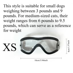 XS Maltese, Chihuahua, Yorkshire Terrier Essential Pet Sunglasses, Sunscreen and Shading Cat Photo Glasses, Stylish and Unbreaka