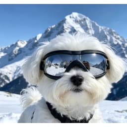 XS Maltese, Chihuahua, Yorkshire Terrier Essential Pet Sunglasses, Sunscreen and Shading Cat Photo Glasses, Stylish and Unbreaka