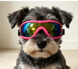 XS Maltese, Chihuahua, Yorkshire Terrier Essential Pet Sunglasses, Sunscreen and Shading Cat Photo Glasses, Stylish and Unbreaka