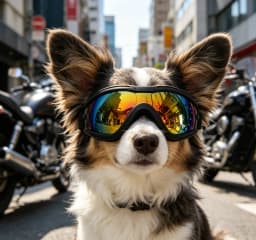 XS Maltese, Chihuahua, Yorkshire Terrier Essential Pet Sunglasses, Sunscreen and Shading Cat Photo Glasses, Stylish and Unbreaka