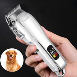 Professional Low Noise Cordless Electric Pet Hair Clipper Dog Grooming Trimmer Shaver for Dogs Cats Animals