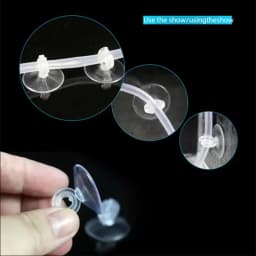 10/20PCS Suction Cups for Aquarium Rubber Aquarium Fish Tank Suction Cup Holders for Air Hose Tube Oxygen Pump Strong Sucker