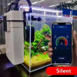 5W 7W Aquarium External Filter Barrel Wall Mounted Hang On Fish Tank Filter Silent Oxygenation Water Circulation 220V