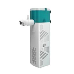 Quiet Aquarium Internal Filter - 4-in-1 Submersible Filter with Oxygen Pump for Small Tanks, Ultra Silent 30dB, High Efficiency