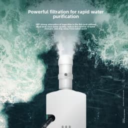 Quiet Aquarium Internal Filter - 4-in-1 Submersible Filter with Oxygen Pump for Small Tanks, Ultra Silent 30dB, High Efficiency